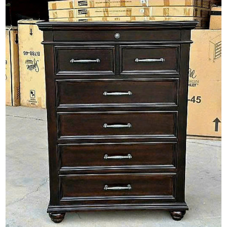 B788-46 : Tủ 6 Ngăn Kéo + Ngăn Trang Sức - Nâu Óc Chó